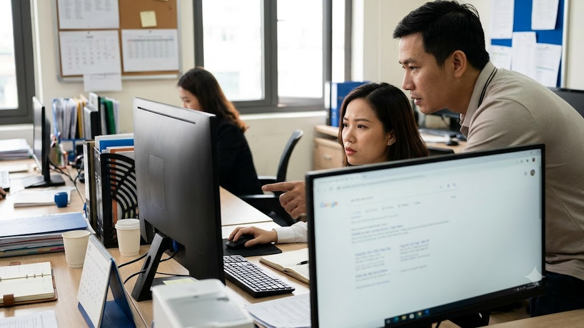 Tại sao website không hiển thị khi tìm tên công ty?